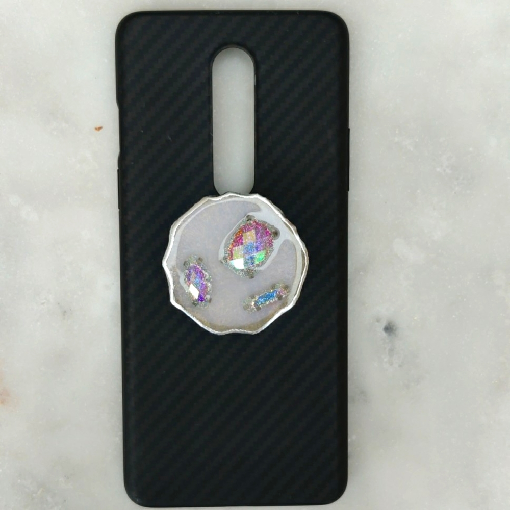Handmade Resin Gemstones Phone Grip